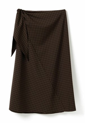 Noella, N-MITTY SKIRT - Φούστα παρεό - devana brown check