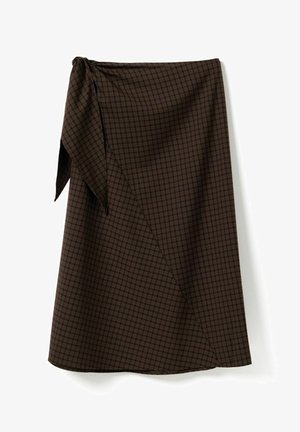 Noella, N-MITTY SKIRT - Falda cruzada - devana brown check