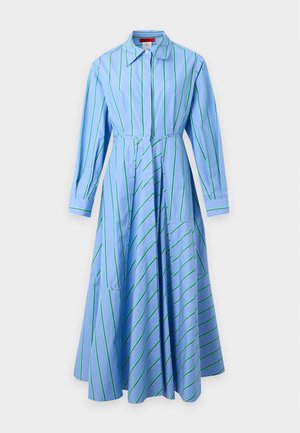 MAX&Co., Robe chemise - riga azzurra