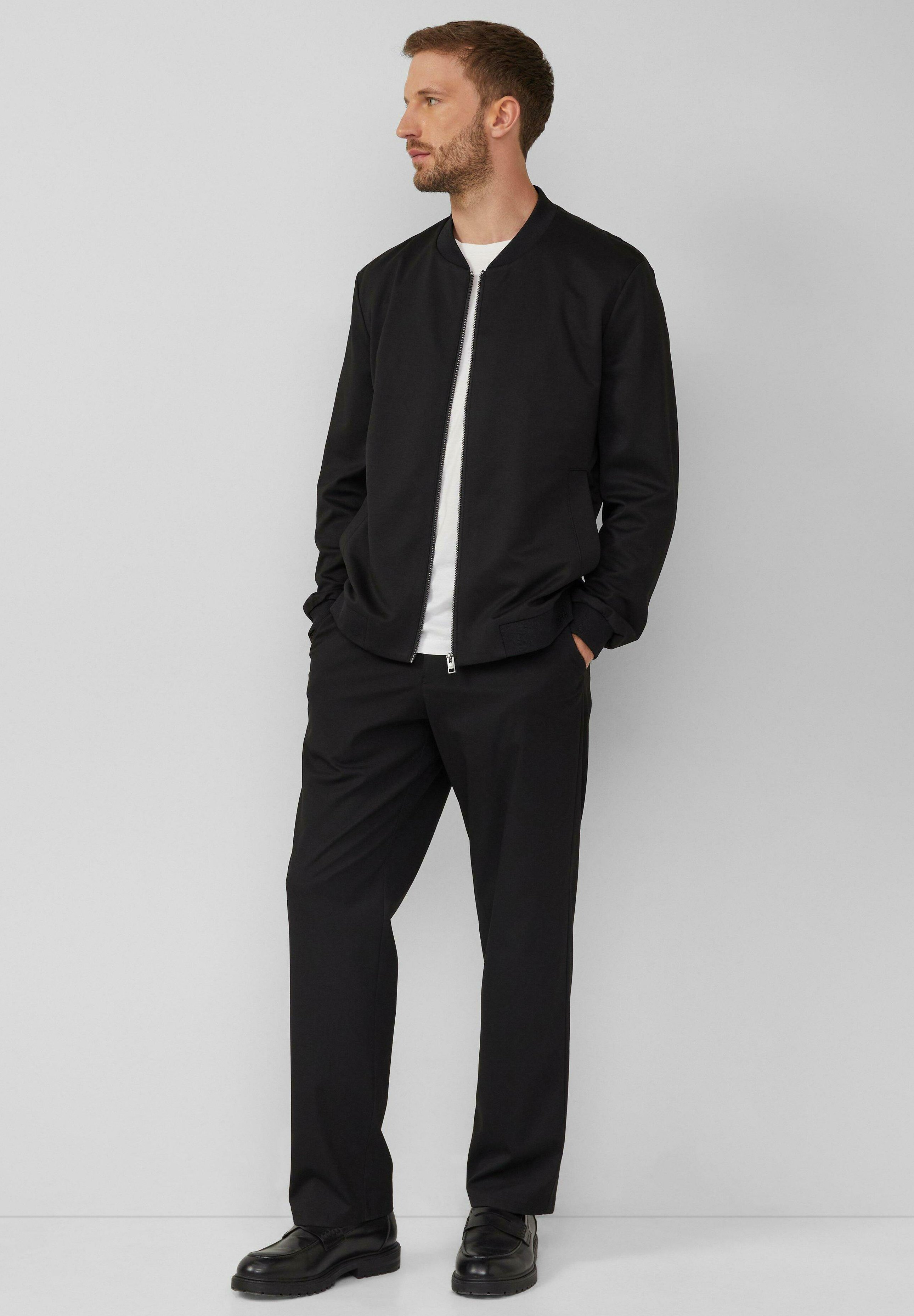s.Oliver BLACK LABEL AUS INTERLOCK - Cardigan - schwarz/black