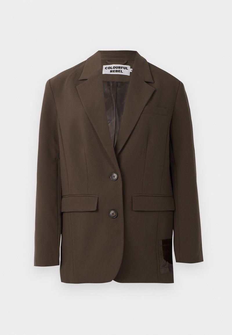 Colourful Rebel Blazer bruin