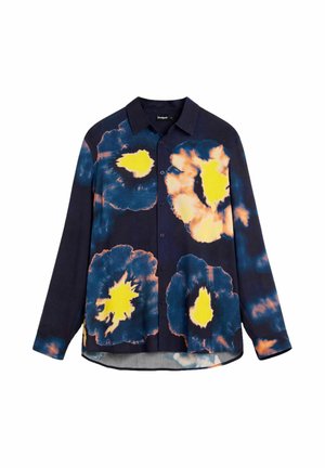 Desigual, LONG-SLEEVED FLORAL SHIRT - Overhemd - black