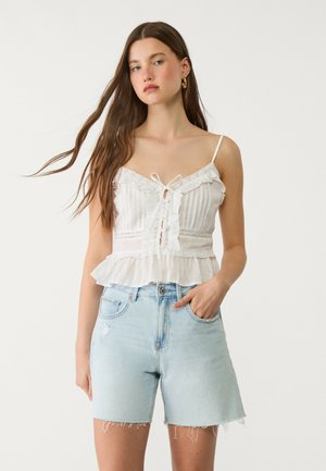 RUFFLED - Débardeur - white