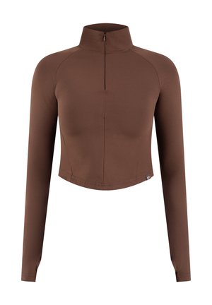 Smilodox, TRAININGSJACKE NUVOLIS - Trainingsjacke - braun