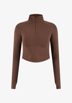 Smilodox, TRAININGSJACKE NUVOLIS - Trainingsjacke - braun
