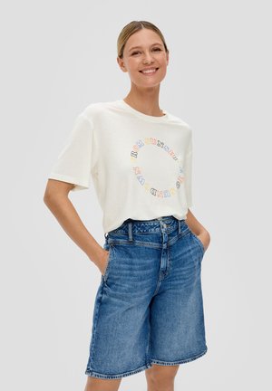 T-shirt imprimé - ecru