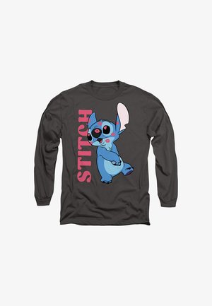 Disney, LILO STITCH COVERED IN KISSES - Langarmshirt - anthracite