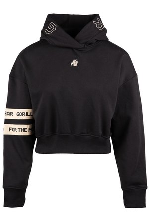 Gorilla Wear TRACEY CROPPED - Hoodie - black