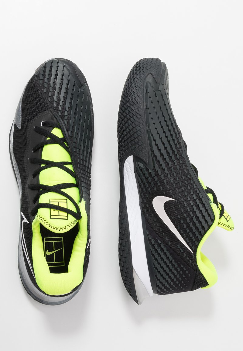 Nike Performance Air Zoom Vapor Cage 4 Multicourt Tennis Shoes Black White Volt Dark Smoke Grey Black Zalando Co Uk
