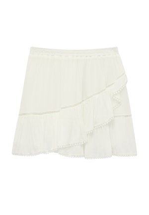 Koton, BRODERIE MINI SKIRT . - A-snit nederdel - off-white