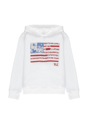 Polo Ralph Lauren, UNISEX - Felpa con cappuccio - bianco