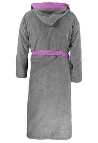 Normani ZWEIFARBIG - Bademantel - grau rosa