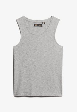 Superdry & Co, SCOOP NECK TANK - Débardeur - moon grey marl
