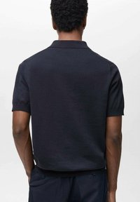 Mango Bluză polo - dark blue