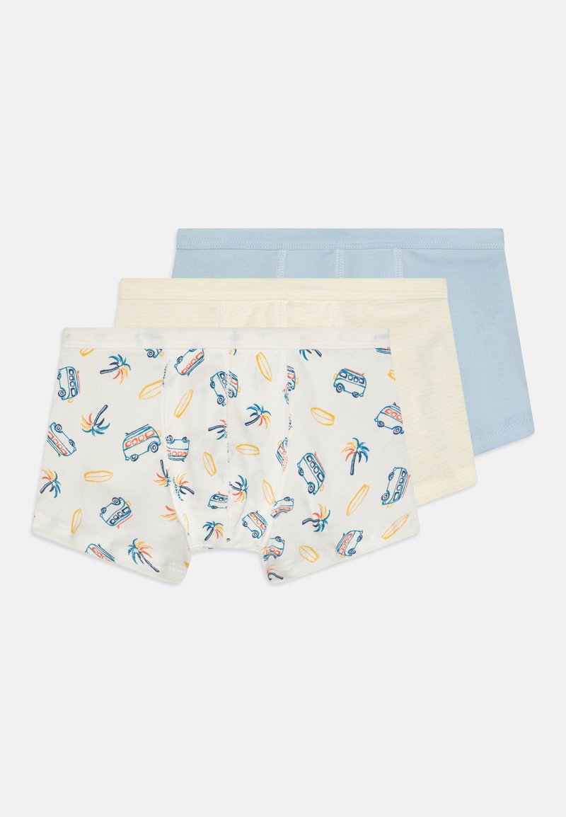 Petit Bateau KIDS 3 PACK - Shorty - toudou/marshmallow/multicolor ...