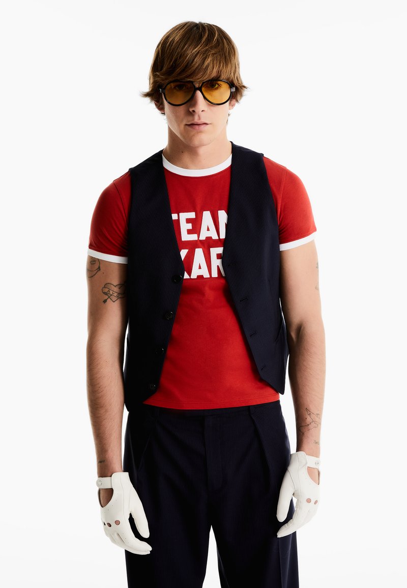 Karl Lagerfeld Bodywarmer blauw Karl Lagerfeld Bodywarmer blauw