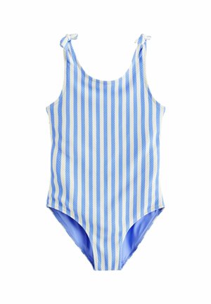 FRILL SLEEVE REGULAR FIT - Uimapuku - blue white stripe
