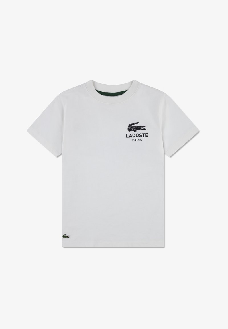 Lacoste GRAPHIC CORE TEE - T-shirts med print - farine