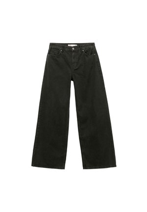 NORMAL BEL CEPLI DÜĞMELI RAHAT KESIM GENIŞ  - Wide leg - black