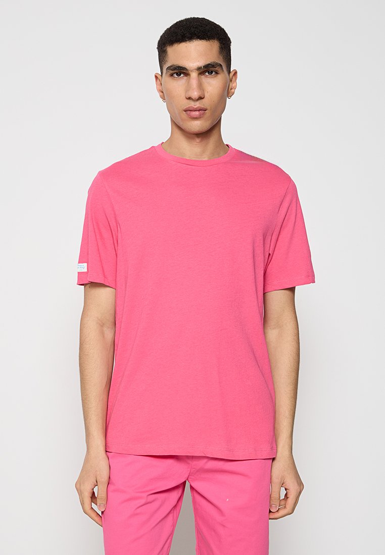 Scotch & Soda T-shirt basic donkerroze