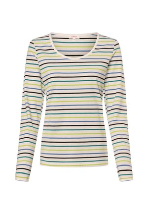 Langærmet T-shirt - creme