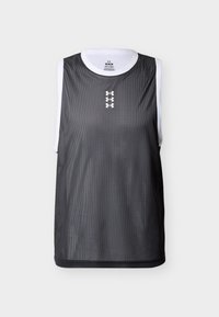 HOOPS TANK - Μπλούζα - black/white