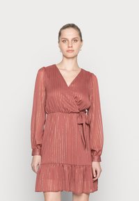 ONLY ONLMARCELA WRAP DRESS - Vestido de dia - apple buttergold