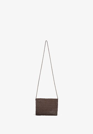 DRAGON DIFFUSION PARIMULA BOX WEAVE - Borsa a tracolla - marrone