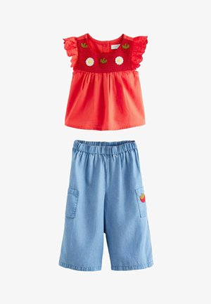 STRAWBERRY AND SET - REGULAR FIT - Blugi loose fit - red