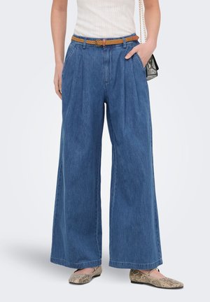ONLY ONLNORRIE ELAS WIDE niebieski denim
