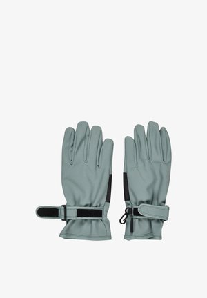 Sterntaler, FINGERHANDSCHUH UNI AUS SOFTSHELL MIT KLETTVERSCHLUSS UNISEX - Gloves - steingrün