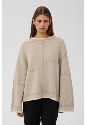 Soaked in Luxury, SLRAVA MONO - Jersey de punto - silver-coloured mink