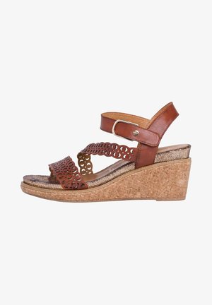 Tamaris, Sandales à plateforme - brown