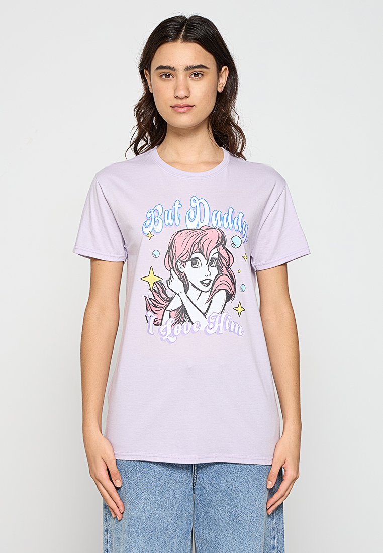 Disney T-shirt print lila