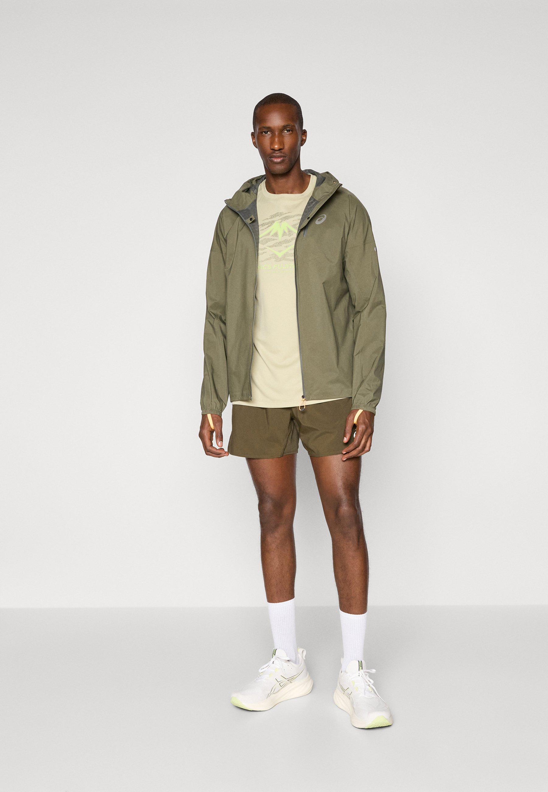 ASICS FUJITRAIL ELITE WATERPROOF JACKET - Windbreaker - mantle