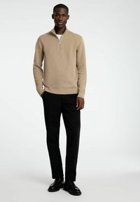 Selected Homme SLHDANE STRUCTURE HALF ZIP - Vesta - kelp