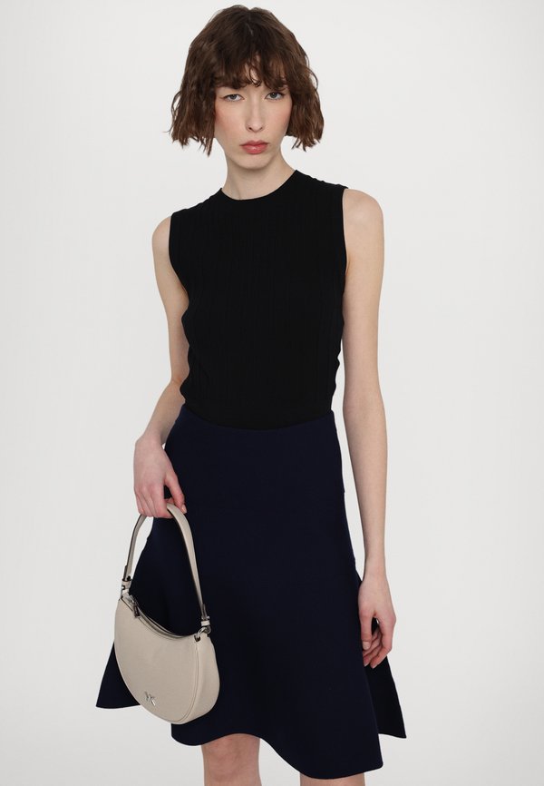 EDWIGE - A-line skirt - light ink4