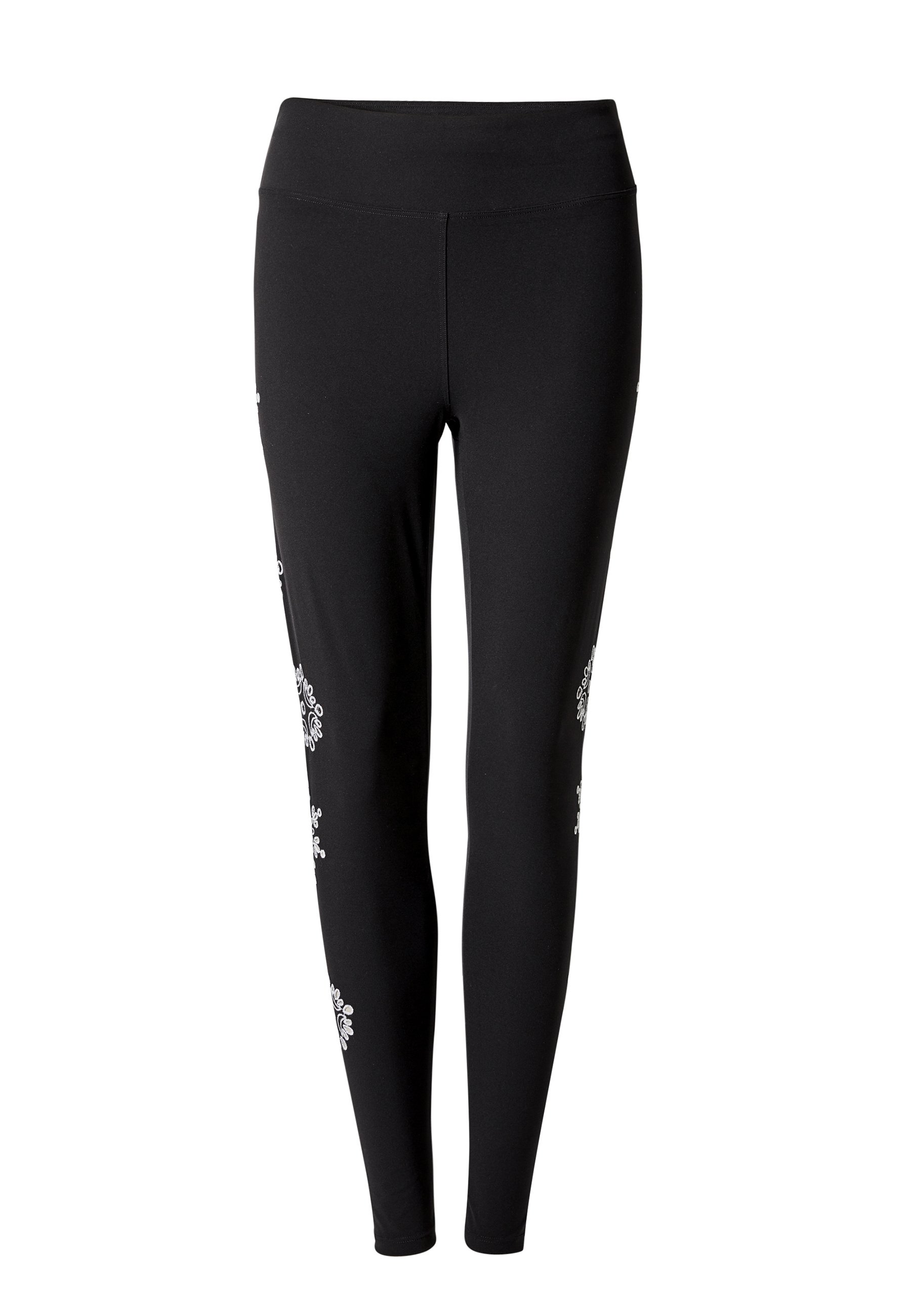 Desigual MANDALA SWISS EMBRO - Leggings - black/negro - Zalando.es