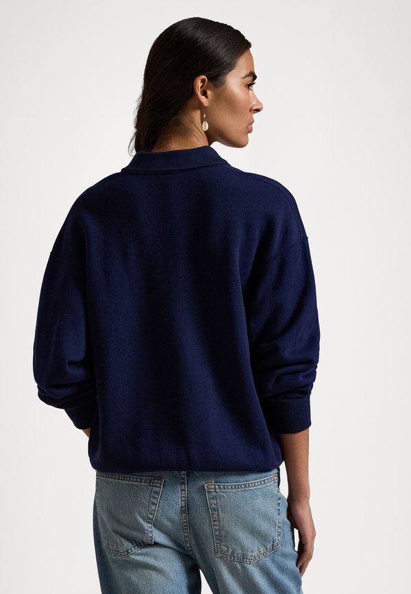 POLO COLLAR FLEECE PULLOVER - Sweatshirt4