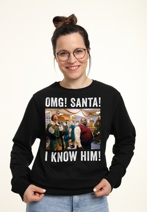 Henry Tiger ELF OMG SANTA PHOTO - Sweatshirt - black