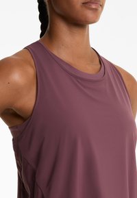 OYSHO TECHNICAL SLEEVELESS  - Top - mottled dark purple