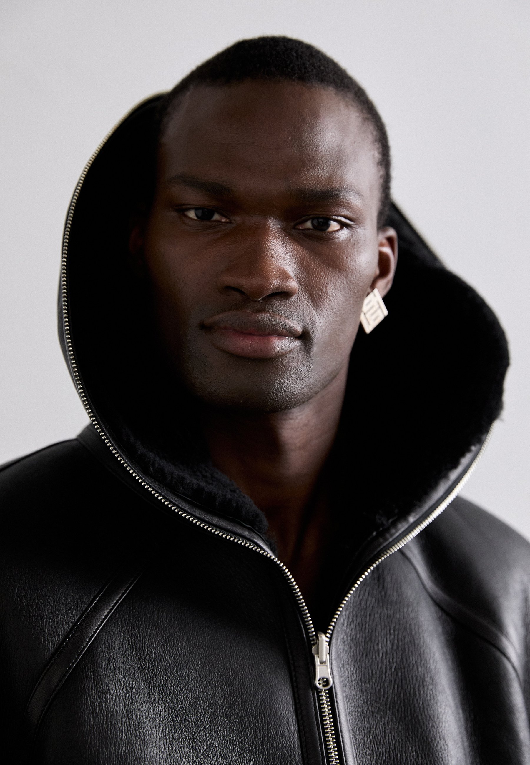 Helmut Lang APEX DENSE - Leather jacket - black - Zalando
