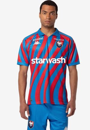 SM CAEN À DOMICILE - T-shirt imprimé - bleu rouge