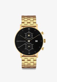 Ausgewählt, gold coloured black