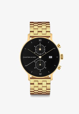 Kapten & Son SMALL - Kronograf - gold coloured black