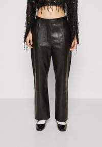 DAY Birger et Mikkelsen - SHIV - Leather trousers - black Thumbnail Image 1