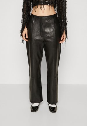 SHIV - Ādas bikses - black