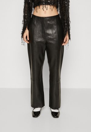 SHIV - Leather trousers - black