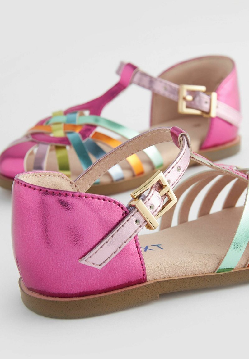 Sandales Compensées Arc-en-ciel Glitter NEXT - Fille/bébé - Taille 9 - Neuf Sans Emballage