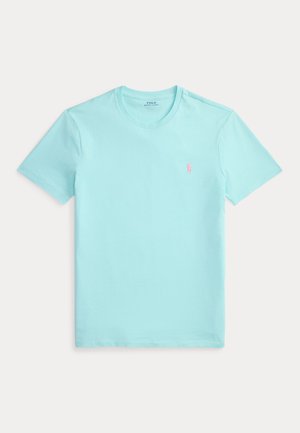 CUSTOM SLIM FIT JERSEY CREWNECK T-SHIRT - Camiseta básica - new aqua